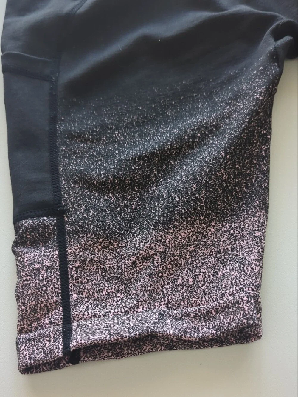 Women's Black and Rose Gold Active Bike Shorts - Athletic Brand